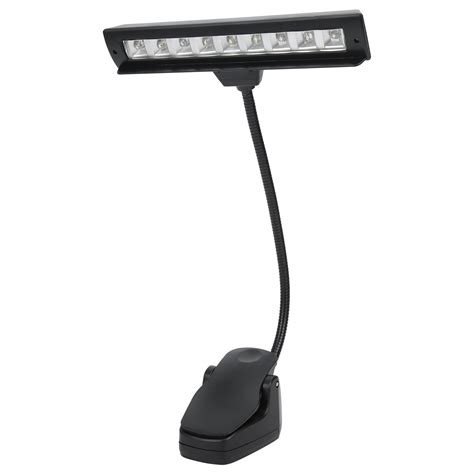 EZSPTO Clip‑On Music Stand Lamp,Rechargeable Music Stand Light,Music ...