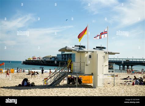 Bournemouth Beach and Pier Stock Photo - Alamy