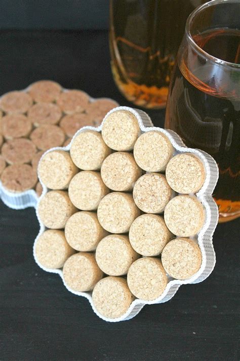 DIY Cork Coasters Tutorial With Recycled Wine Corks