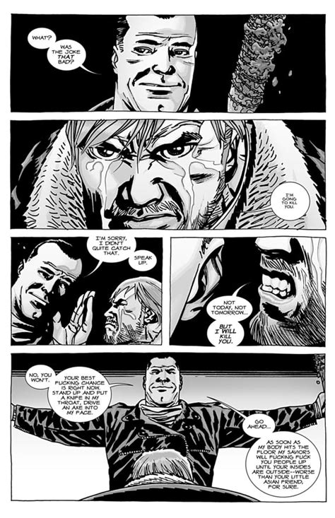 Negan Killing Glenn in The Walking Dead Comic Books | PS Entertainment