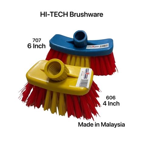 Hi-tech Hard Nylon Cleaning Floor Broom Drain Broom Brush/Longkang Floor Sweeper (Head Only ...