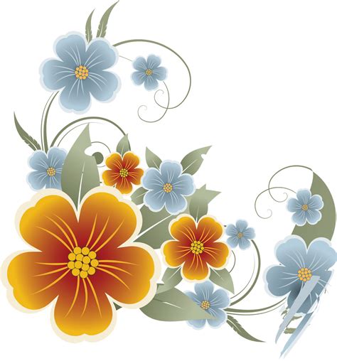 Collection of Flowers Vectors PNG. | PlusPNG