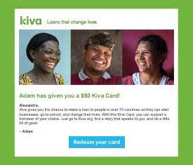 Kiva Cards - Need A Gift Idea? Give a Kiva Card Today! | Kiva