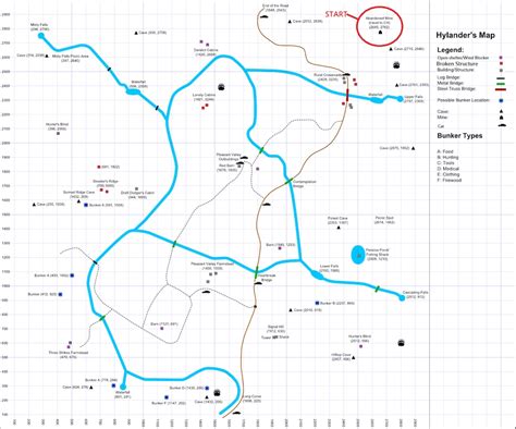 Pleasant Valley The Long Dark Map - Maping Resources