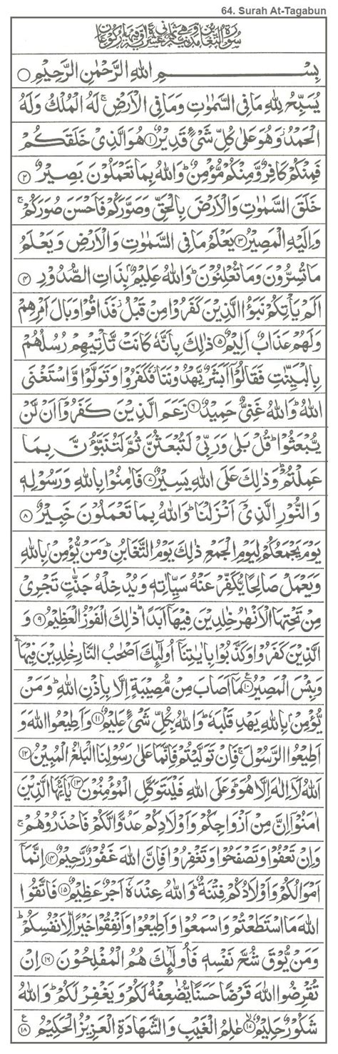 Surah At-Tagabun - Recite Surahs of Quran on Muhammadi Site | Online quran, Quran, Quran verses