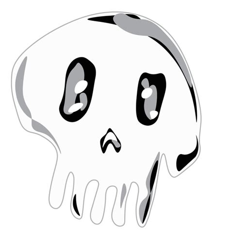 Premium PSD | Halloween skull clipart