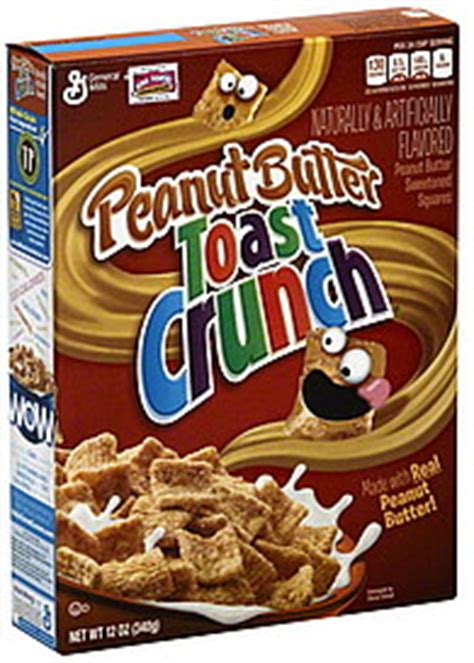 Peanut Butter Toast Crunch Cereal 12.0 oz Nutrition Information | ShopWell