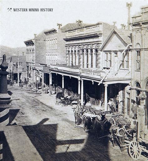 C Street - Virginia City, Nevada 1868 – Western Mining History