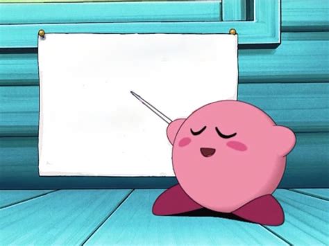 kirby sign Blank Template - Imgflip