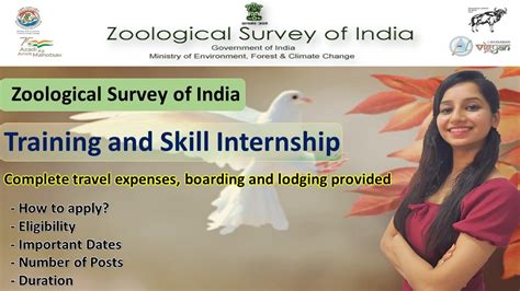 Zoology Survey of India Internship Programme I Govt MoEF&CC, Govt of India I APPLY NOW - YouTube