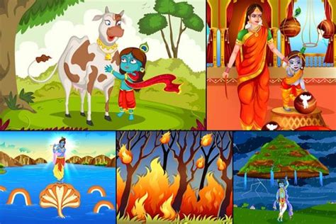 10 Best Lord Krishna Childhood Stories For Kids