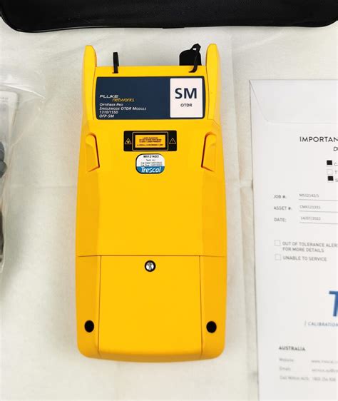 Fluke Networks Versiv with OFP-SM OptiFibre Pro OTDR Module | CALIBRATED