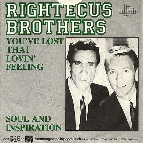 The Righteous Brothers - You've Lost That Lovin' Feelin' / Unchained Melody (1986, Vinyl) | Discogs