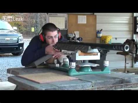 Worlds Largest Caliber Rifle In Action 905 - YouTube