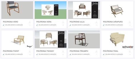 21. Chair Collection Free Sketchup Model