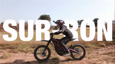 SUR-RON E BIKE KIDS OFF ROAD / FIRST TIME RIDING / MOTOCROSS / ELECTRIC ...