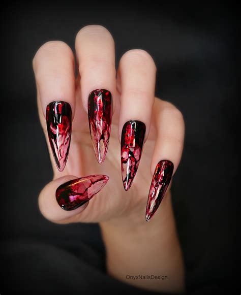 Onyx Nails Design Creates Gnarly, Bloody, Customized SFX Nail Art - Rue ...