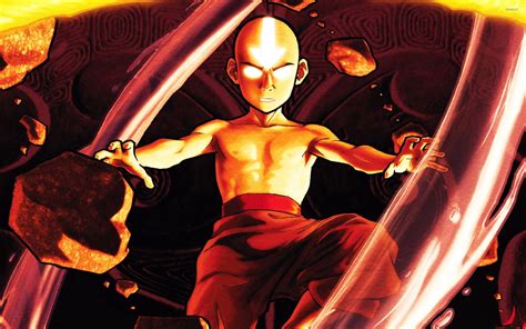 Download Aang Advancing in His Journey to Master the Art of Airbending ...