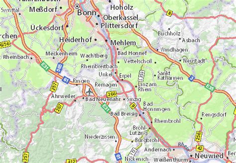 MICHELIN Remagen map - ViaMichelin