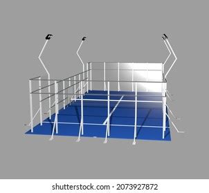 Construction Tennis Padel Court Construction Design Stock Illustration ...