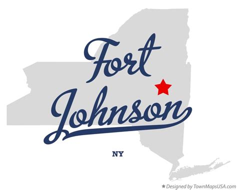 Map of Fort Johnson, NY, New York