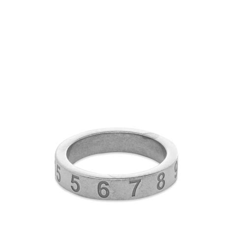 Maison Margiela Numbers Ring Silver | END. (US)