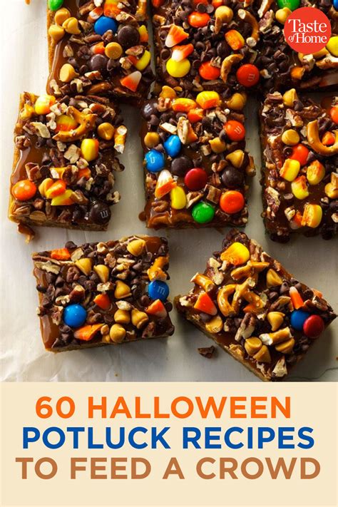 72 Spooky Good Halloween Potluck Recipes to Feed a Crowd | Halloween potluck recipes, Potluck ...