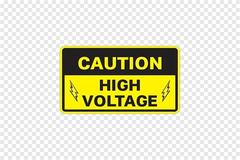 Label Logo Product Danger! High Voltage Brand, tape sticker, text ...