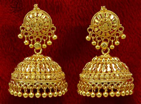 5 Latest Designs of Gold Earrings - Indian Jewellery Designs