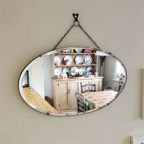 15 Ideas of Ceiling-hung Oval Mirrors