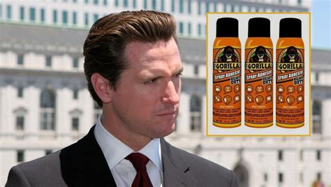 Governor Gavin Newsom Sues Gorilla Glue For Not Being Strong Enough To ...