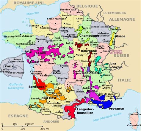 프랑스 와인 지도 : 네이버 블로그