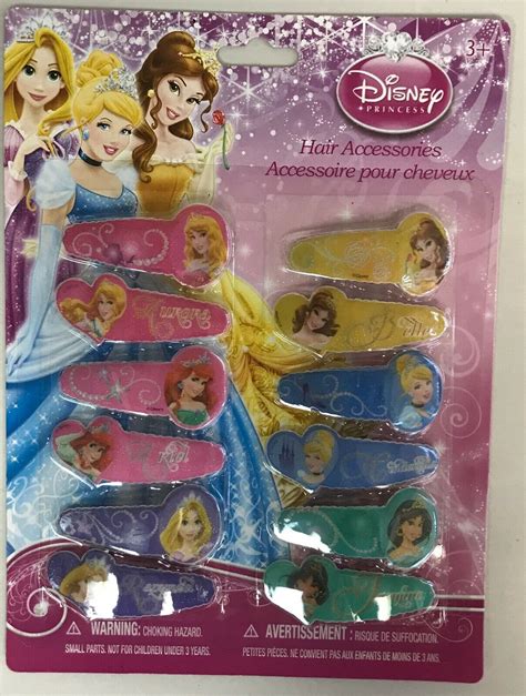 Disney Princess Hair Accessories 12 Hair Clips | eBay