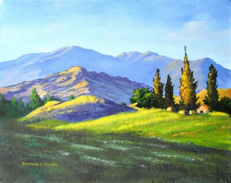 How to Paint Early Morning in the Mountains in Acrylic — Online Art Lessons