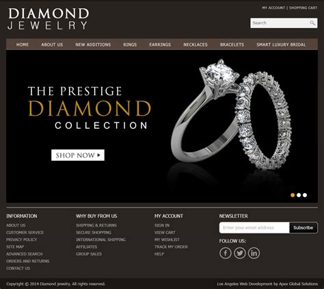 Jewellery Website Design Templates