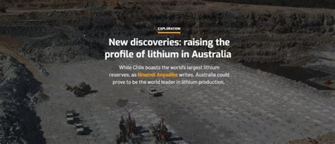 Leading in lithium: the new issue of MINE Australia is out now - Mining ...