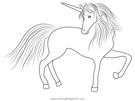 Pegasus Unicorn Coloring Page for Kids - Free Unicorns Printable ...