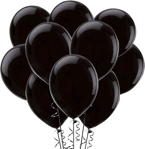 Amazon.com: Black Balloons,100-Pack, 12-Inch, Latex Balloons (100 ...