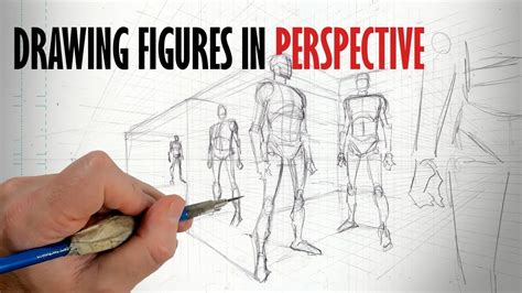 How To Draw Figures in Perspective - YouTube