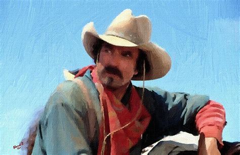 Tom Selleck Quigley Down Under Oil Painting Painting by Peter Nowell - Pixels