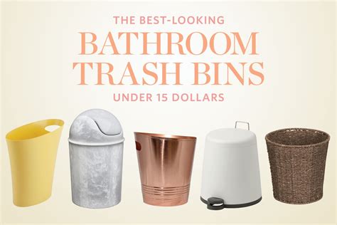 The Best-Looking Bathroom Trash Cans Under $15 | Apartment Therapy