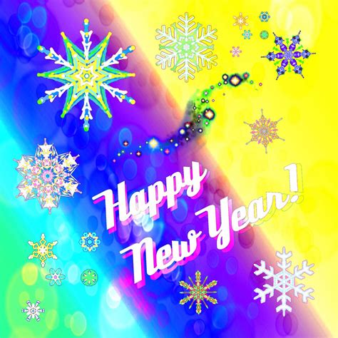 Postcard Happy New Year! Free Stock Photo - Public Domain Pictures