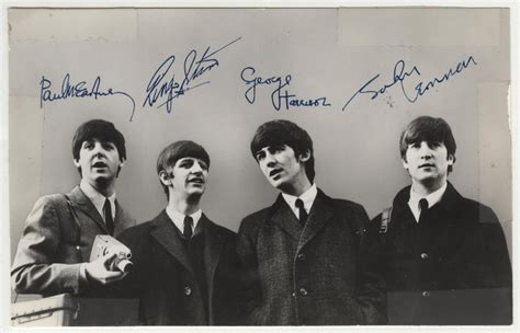 Lot Detail - Beatles Neil Aspinall Signed Photo Card