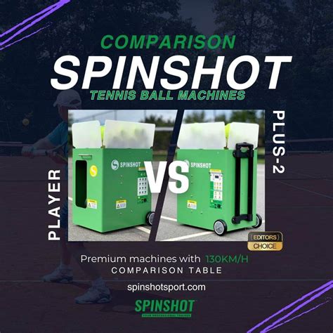 tennis ball machine comparison chart Spinshot sportsshow thereviewdaily better intermediate