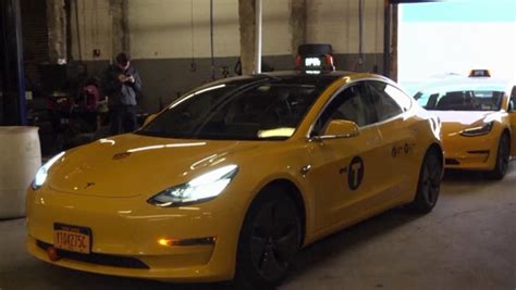 Tesla Model 3 Taxi Turns Heads in New York City