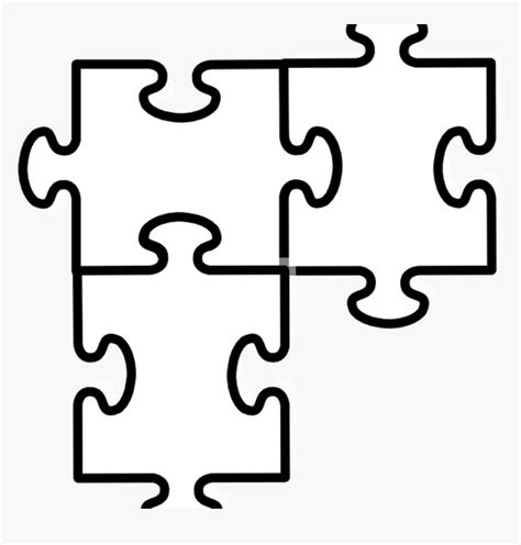 Free Puzzle Pieces Template Download Free Clip Art - 2 Puzzle Piece ...