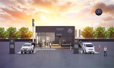 Mercedes-Benz event LOUNGE on Behance