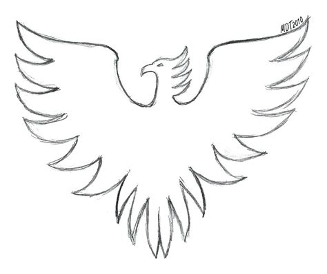 Phoenix Drawing at GetDrawings | Free download