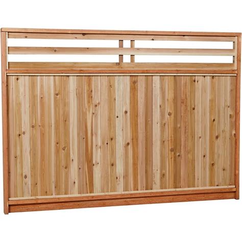 Home Depot Horizontal Fence Panels - Home Fence Ideas