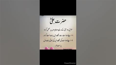 hazrat Ali quotes in urdu || PAKEEZAH - YouTube